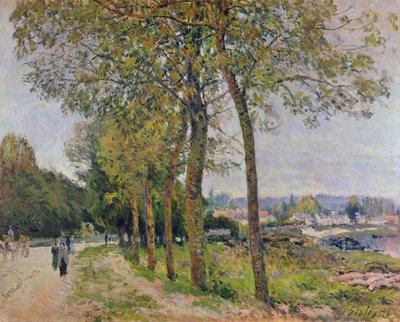 El Sena en Marly, 1876 de Alfred Sisley